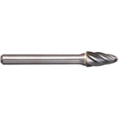 ALPHA 3/8IN TREE RADIUS NOSE ALUMINIUM CUT CARBIDE BURR 